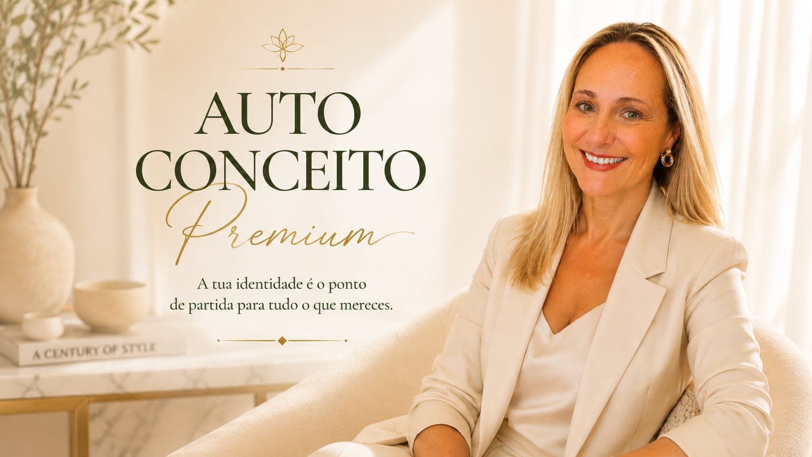 Autoconceito Premium — a tua identidade é o ponto de partida para tudo o que mereces.